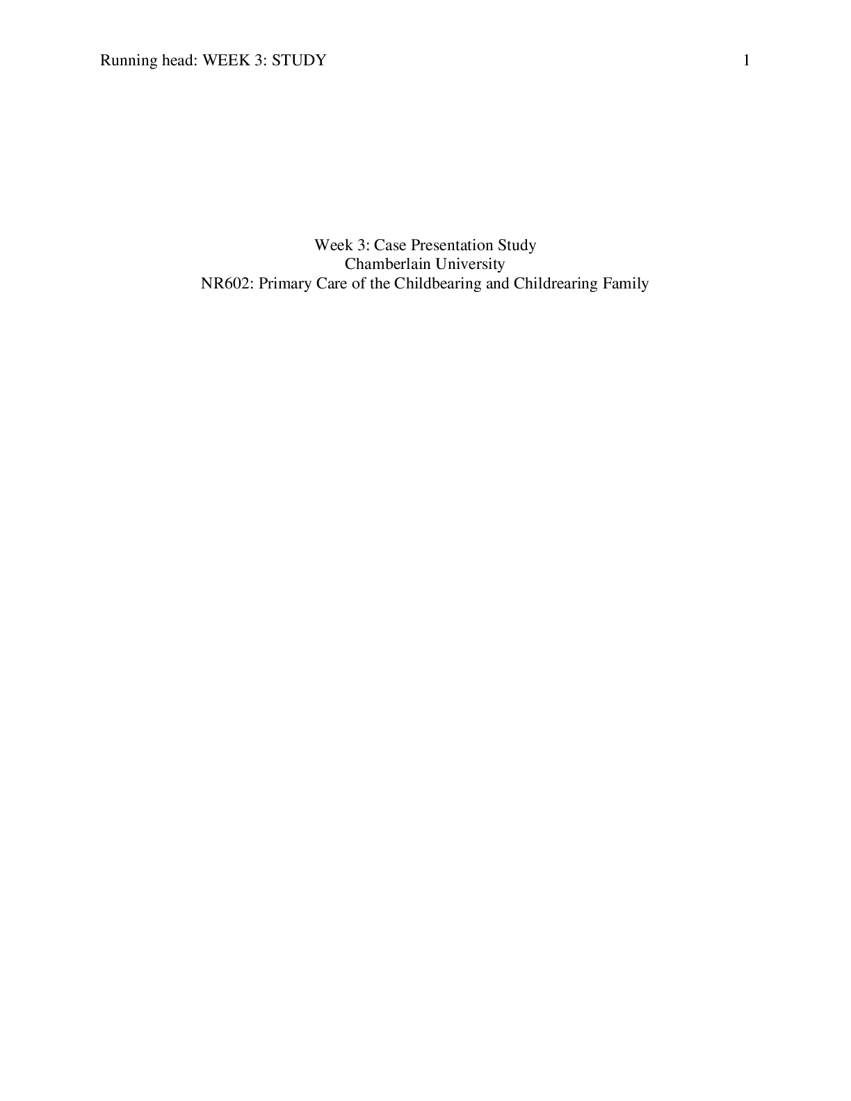 Preview image for NR 602 Week 3 Immunization Case Study Assignment (Multiple Versions)